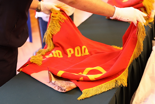 Знамя времен войны передадут в музей Краснодара 