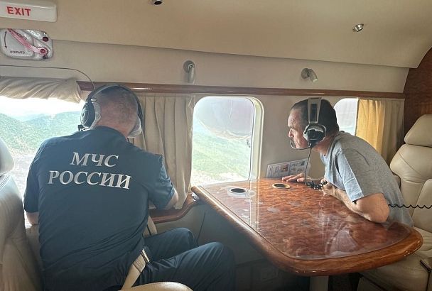 Венимин Кондратьев вылетел в Новороссийск на место лесного пожара