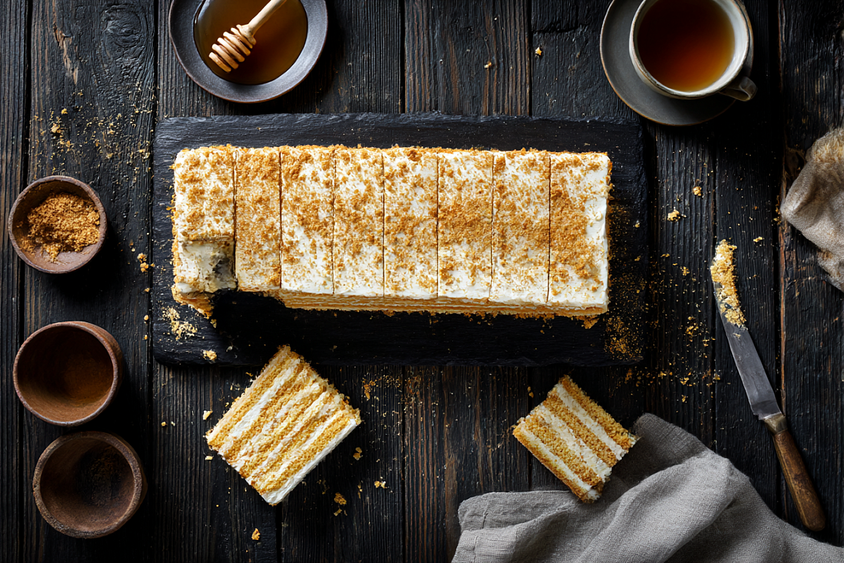 Медовик на один корж: быстрый, мягкий и очень домашний