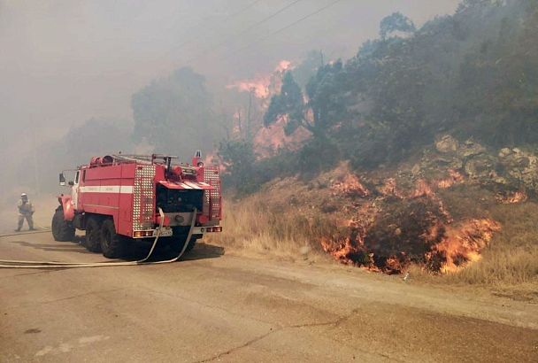 Лесной пожар в Сухой Щели: хроника победы над большим огнем