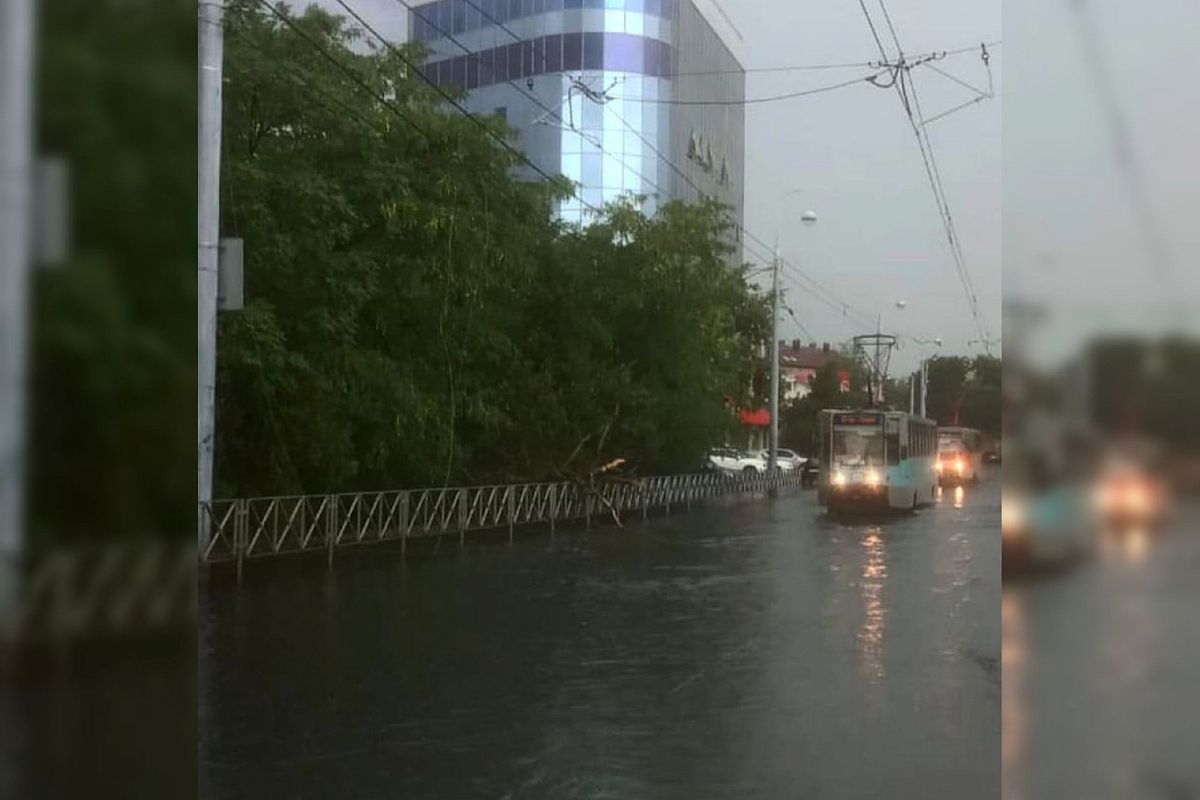 В Краснодаре за день выпала почти месячная норма осадков