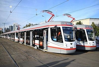 В 2026 году в Краснодар поставят 10 трехсекционных трамваев
