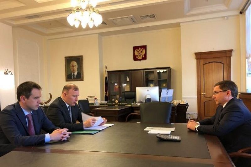 Глава Адыгеи встретился с Министром строительства России Владимиром Якушевым