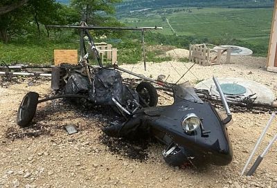 В Адыгее разбился мотодельтоплан. Пилот погиб