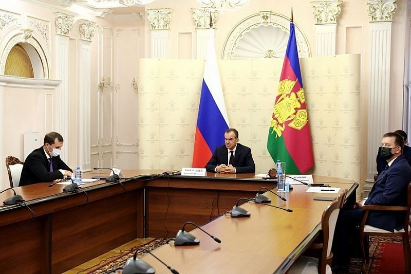 Губернатор Кубани Вениамин Кондратьев принимает участие в совещании президента РФ по АПК