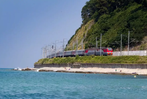 Время движение поездов между Москвой и курортами Черного моря планируют сократить
