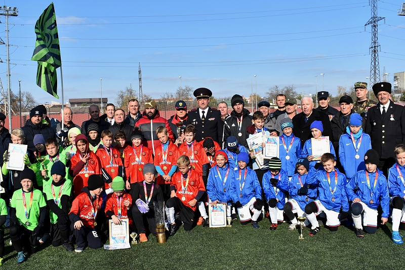 В Краснодаре прошел детский футбольный турнир, посвященный Дню полиции