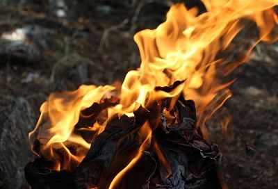 В Туапсинском районе загорелась лесная подстилка