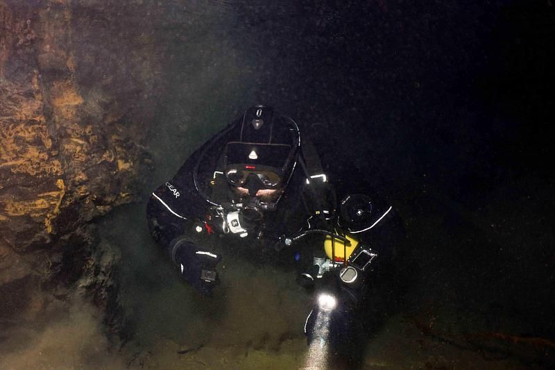 Кубанские и московские дайверы установили рекорд России по высокогорному подземно-подводному погружению