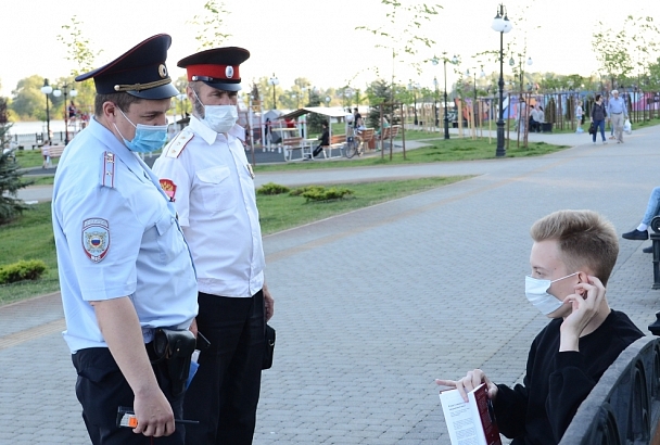206 штрафов выписали нарушителям карантина в Краснодаре 22 мая