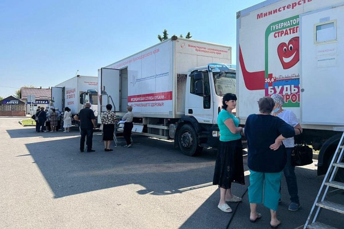 Жители Приморско-Ахтарского района смогут проверить здоровье в мобильном комплексе