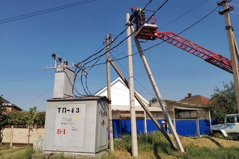 Надежность электроснабжения жителей Курганинска повысили энергетики