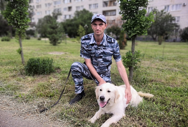 В Краснодарском крае служебная собака помогла полицейским раскрыть кражу 