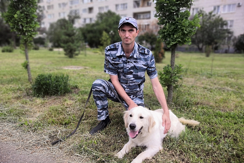 В Краснодарском крае служебная собака помогла полицейским раскрыть кражу 