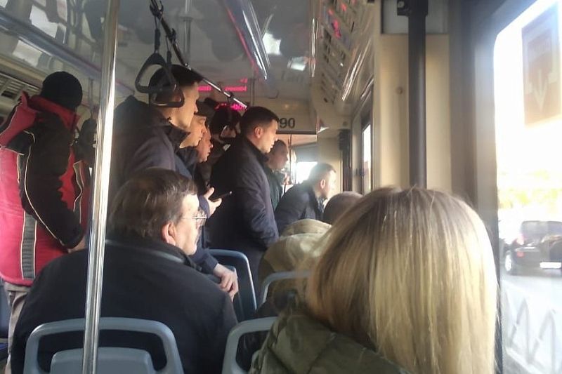 В Краснодаре состоялся пробный выезд по новой трамвайной ветке по ул. Московской