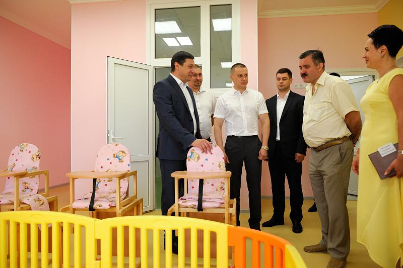 Мэр Краснодара осмотрел новый детский садик с ясельными группами от ГК «ЮгСтройИнвест»