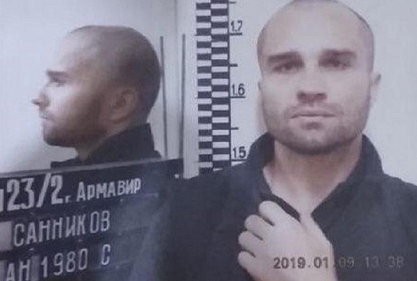 В Краснодаре сбежавшего из-под конвоя Антона Санникова посадили на 17 лет за убийство брата