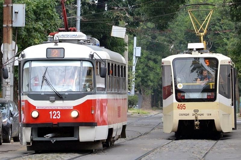 В Краснодаре отремонтируют трамвайные пути на пересечении Колхозной и Офицерской