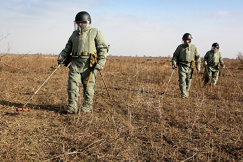 В Краснодарском крае полигон Молькино очистят от неразорвавшихся снарядов