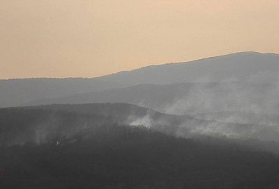 Лесной пожар тушат в Северском районе: он локализован на площади 1,9 гектара
