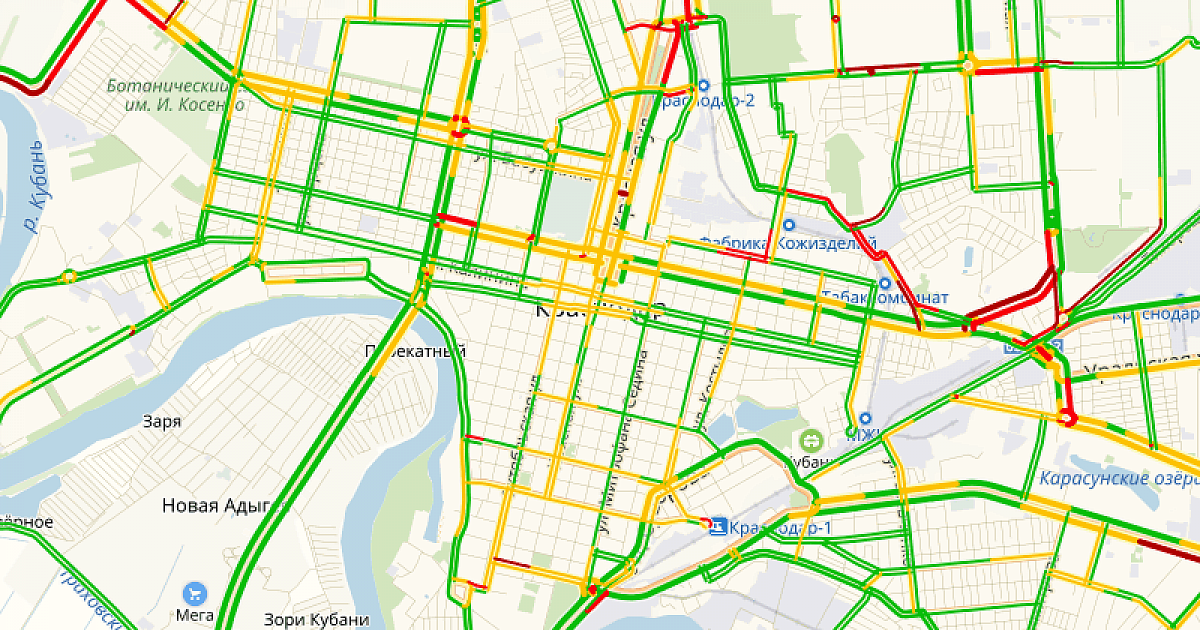 Час пик краснодар