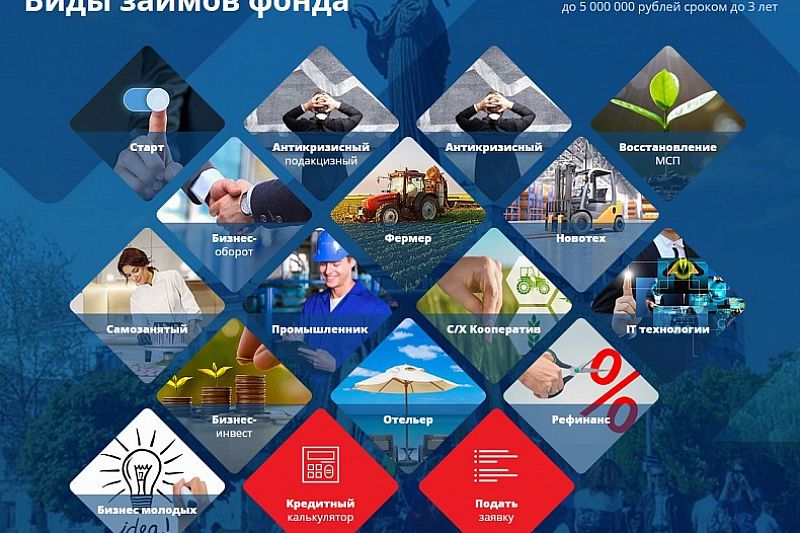 Фонд микрофинансирования Краснодарского края с начала 2022 года выдал около 400 млн рублей льготных займов