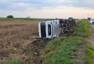 В Крымском районе в ДТП погиб водитель грузовика