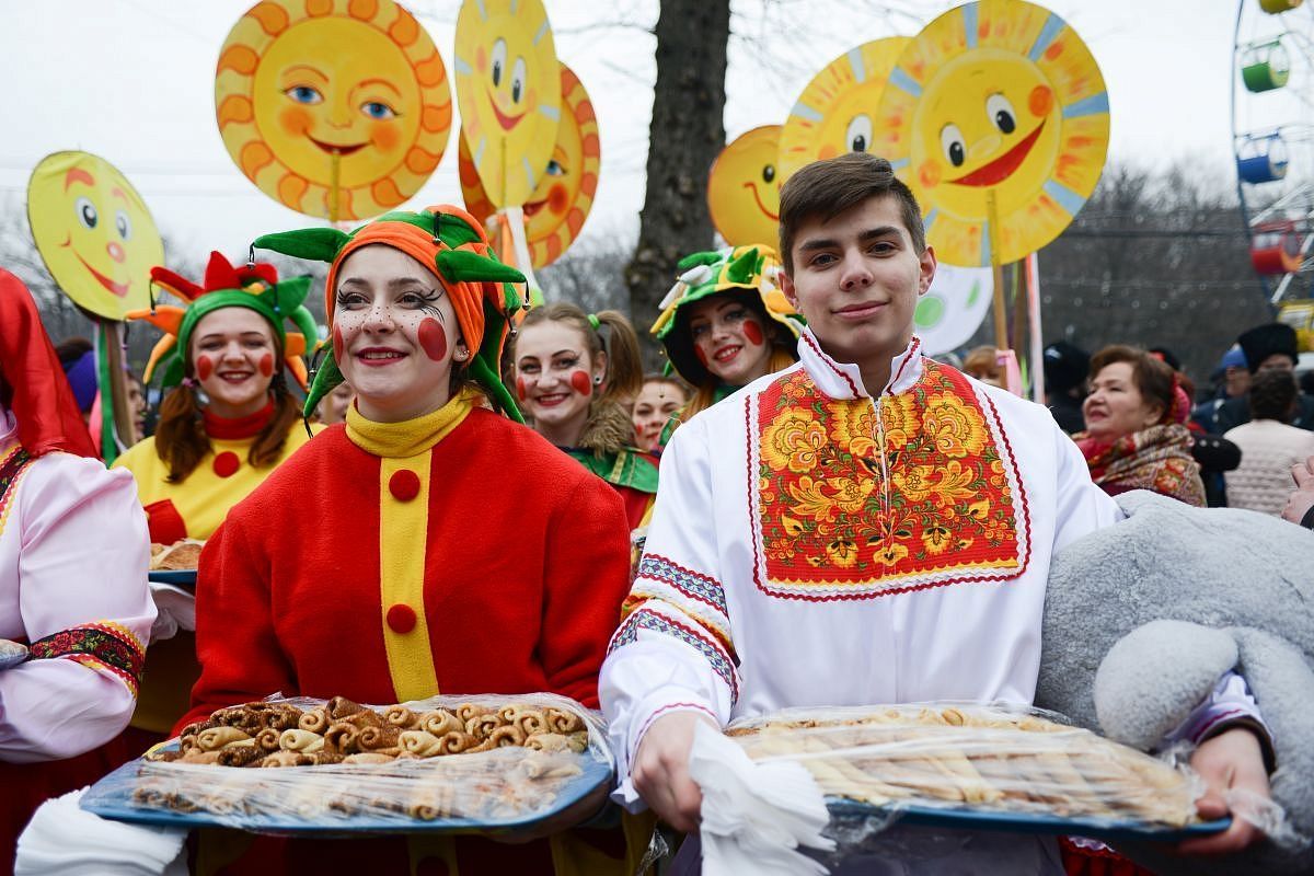 В Крымском районе отмечают Масленицу