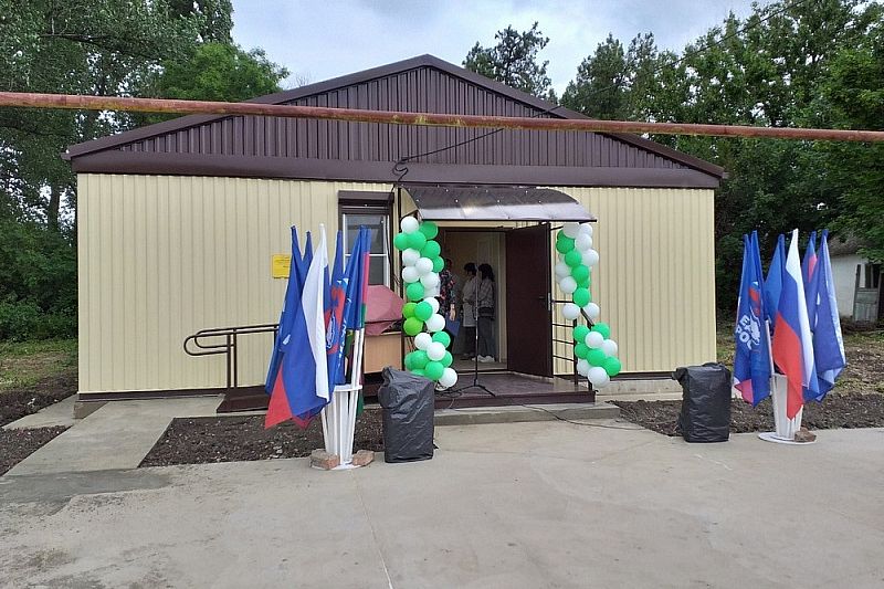 Новый фельдшерско-акушерский пункт открыли в Тимашевском районе 