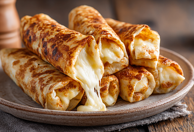 Ленивые сырные трубочки на лаваше: хрустящие снаружи, нежные внутри за 10 минут