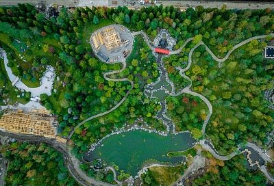 Пруды, мосты, озера: как преображается новый японский сад в парке Галицкого