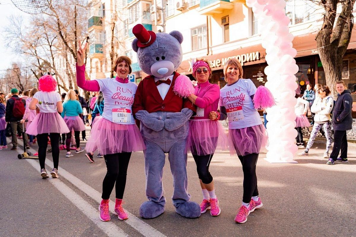 В Краснодаре стартовал легкий женский забег на открытом воздухе Beauty Run