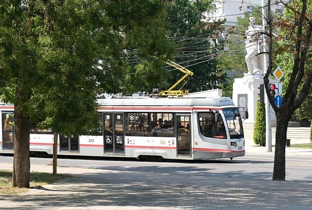 Десять трехсекционных трамваев поступят в 2026 году в Краснодар 