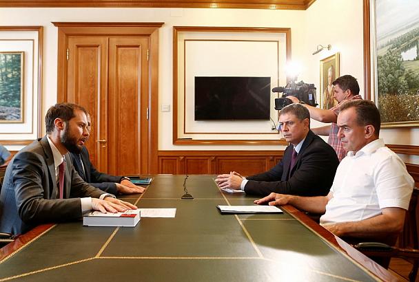 Губернатор Кубани обсудил с заместителем руководителя ФАС Виталием Королевым конкуренцию в регионе, госзакупки и борьбу с фирмами-однодневками