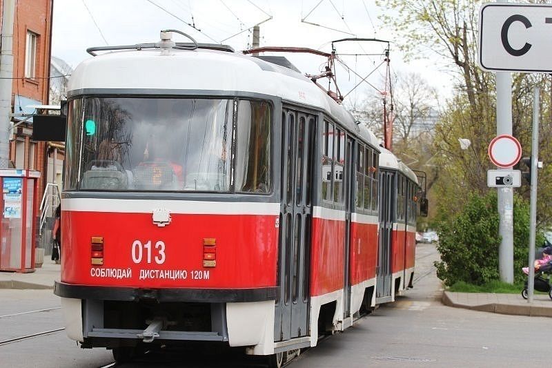 В Краснодаре три трамвая временно изменят маршруты из-за реконструкции трамвайного полотна