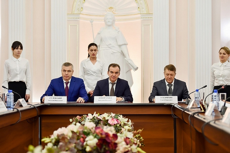 Губернатор Кубани и председатель ВФСО «Динамо» подписали соглашение о развитии в крае массового спорта