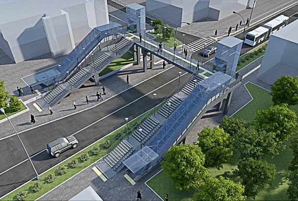 В Сочи появится самый современный надземный пешеходный переход в крае