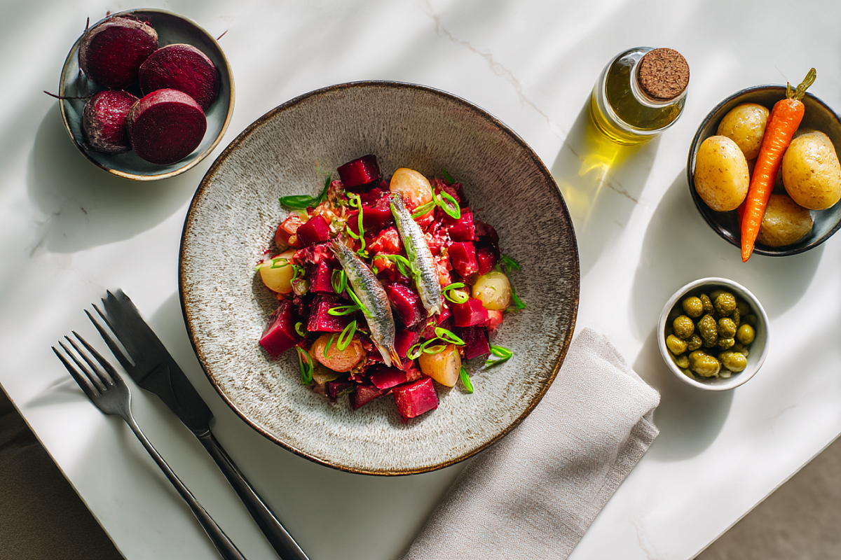 Винегрет без «фиолетовой каши»: 3 секрета, от которых салат станет в разы вкуснее