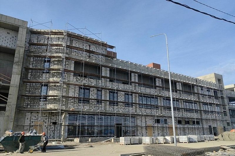 Строительство дворца самбо продолжается в Краснодаре