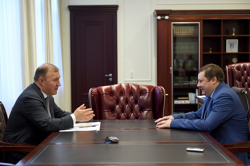 Мурат Кумпилов провел встречу с председателем исполнительного комитета Ассоциации экономического взаимодействия «Юг»