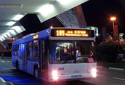 В Сочи вышли на маршруты круглосуточные автобусы