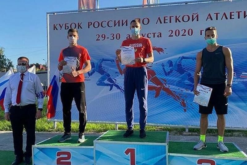 Команда Краснодарского края заняла второе место на Кубке России по легкой атлетике