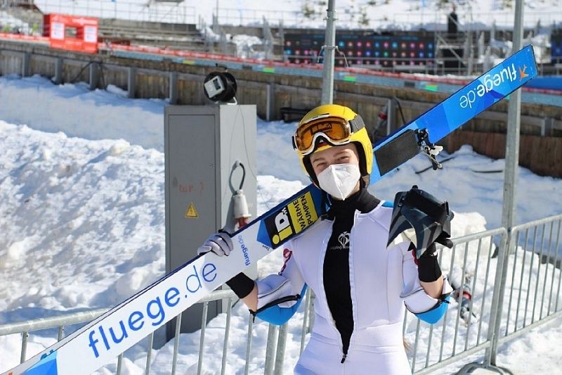 Кубанская спортсменка завоевала «серебро» на чемпионате России по прыжкам на лыжах с трамплина