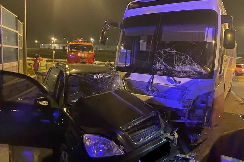 В Темрюкском районе произошло смертельное ДТП с пассажирским автобусом