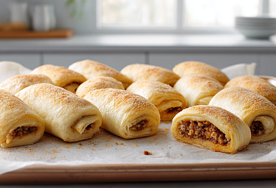 Школьные трубочки с орехами — хрустящие снаружи, нежные внутри и вкуснее, чем покупные