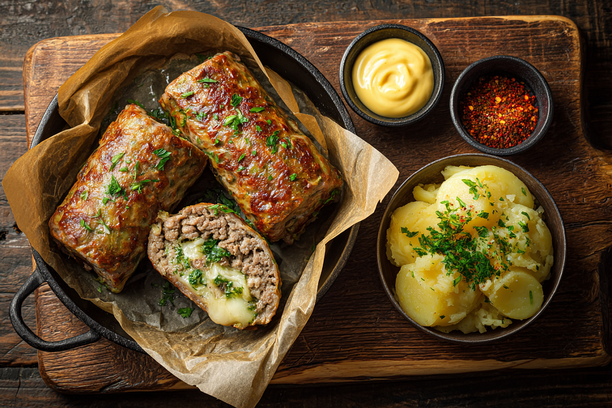 Готовлю мясные рулеты в пергаменте на сковороде за 15 минут — сочные, с картошкой и сыром: семья в восторге и требует добавки
