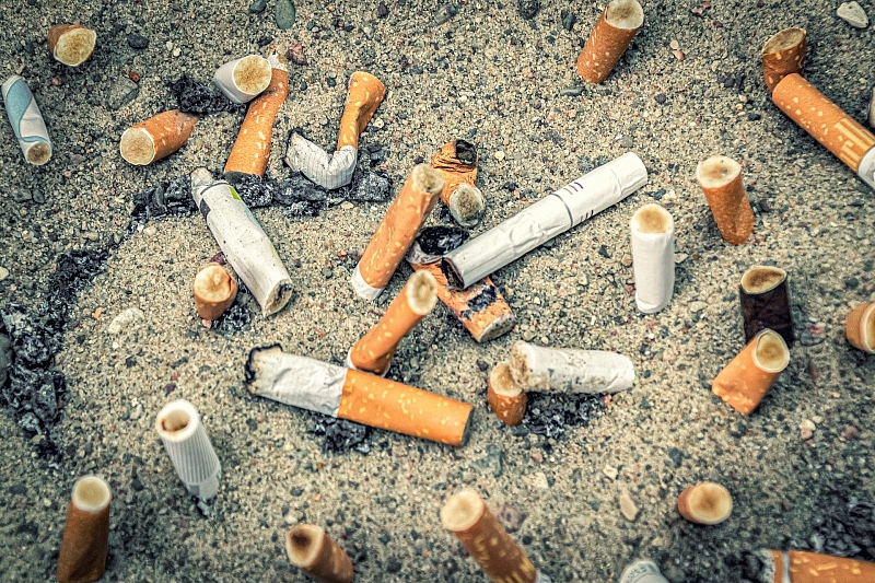 Почему даже потушенные сигареты опасны для здоровья
