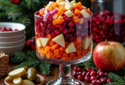 Такого винегрета от вас никто не ожидал! Традиционный новогодний салат в современном исполнении - поразит вас в самое сердце