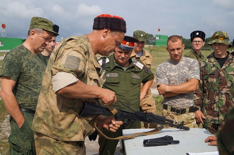 Военно-полевые сборы Кубанского казачьего войска проходят в Краснодарском крае