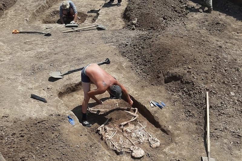 Под Краснодаром археологи обнаружили ритуальное захоронение